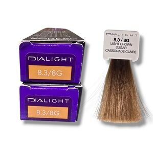 L'Oreal Professionnel DIALight 2 Tubes Ammonia-Free 8.3/8G Light Brown Sugar